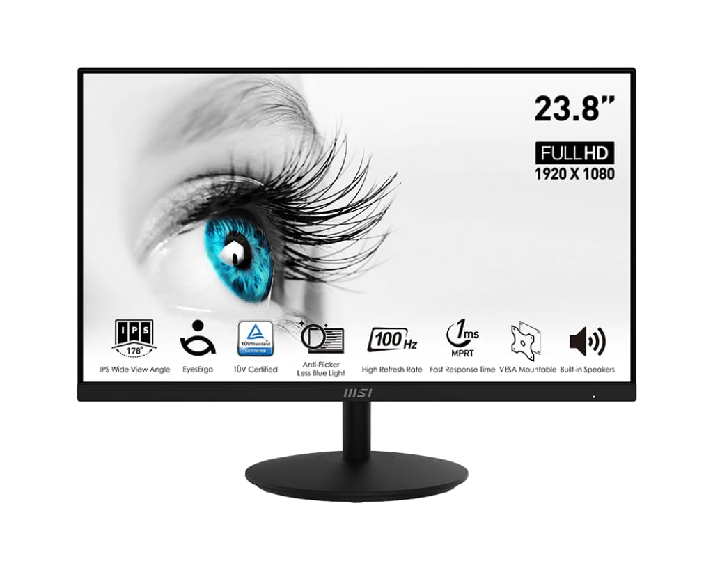 MSI Pro MP242A écran plat de PC 60,5 cm (23.8